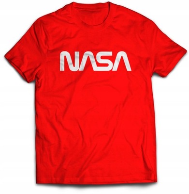 Koszulka męska NASA-01 czerwona r.XL