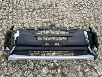 Outlander 2016-2018 бампер перед передній хром фото №1