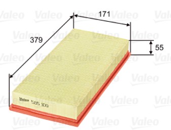 FILTRO AIRE DB W124 250D/TD  