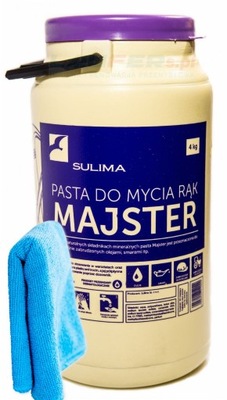 Pasta do mycia rąk SULIMA 4kg MAJSTER GRATIS