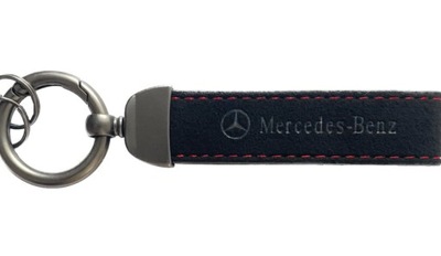 KEYRING KEYRING MERCEDES LEATHER ALCANTARA RED NITKA  