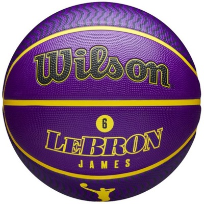 Piłka Wilson NBA Player Icon LeBron James Outdoor Ball WZ4027601XB - r. 7