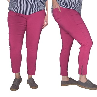 Spodnie CEVLAR z zameczkami kolor fuksja rozmiar 44