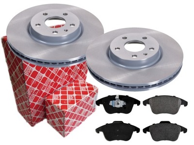 Тормозные диски тормозные колодки febi перед ford mondeo v 300mm фото №1