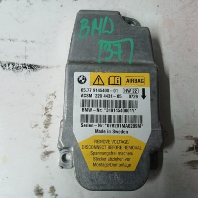 Bmw 5 e60 e61 модуль блок керування подушок датчик подушка безпеки 9145400 фото №1