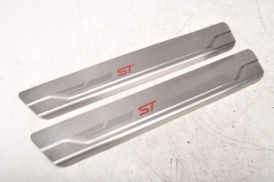 Ford fiesta mk8 накладки порогові st комплект фото №1