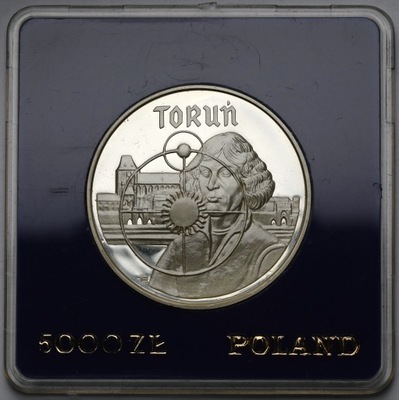 890. 5.000 zł 1989 Toruń - lakierowane