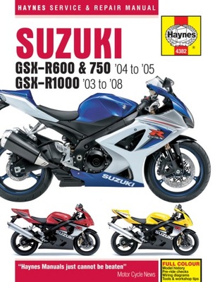 DIAGNOSTYKA MOTOCYKLA SUZUKI GSX R1000 ( 03-08 ) REPARACIÓN BUDOWA DESCRIPCIÓN  