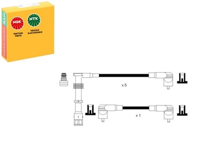 КОМПЛЕКТ ТРУБОК ZAPŁONOWYCH AUDI 200 C3 КУПЕ B3 2.2 03.89-09.92 NGK