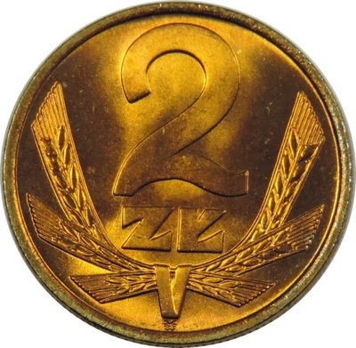 2 ZŁOTE 1975 - POLSKA - STAN (1-) - K3283