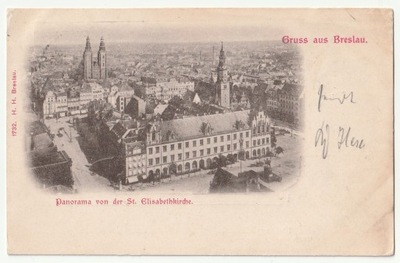 WROCŁAW. Panorama von der St. Elisabethkirche