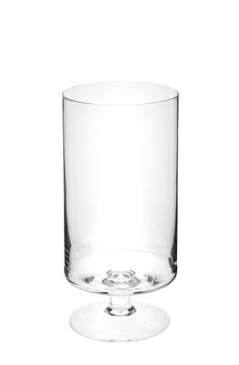 Kielich wazon świecznik szklany wysoki h 20 cm