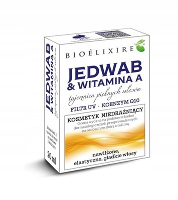 Olejek Bioelixire Jedwab&Witamina A 20 ml
