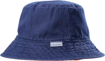 Kapelusz bucket hat 4FWSS24ACAPM391 - granatowy L