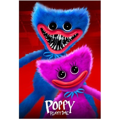 Kocyk dziecięcy Huggy Wuggy Poppy Roblox 130x170