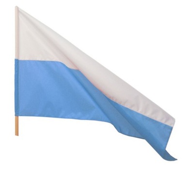 Mocna Flaga Kościelna BiałoNiebieska Maryjna 3x1,5