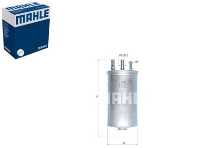 FILTRO COMBUSTIBLES DACIA MAHLE  