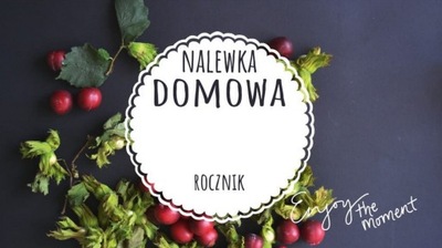 Etykieta Modern nalewka orzech10szt bimber