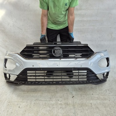 Vw t-roc 2ga r-line 17- бампер перед передній pdc фото №1