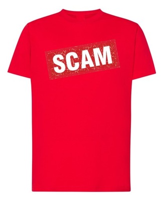 Koszulka T-Shirt Napis SCAM r.S