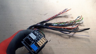 A4 b9 8w штекер колодка радио 8x0035444 a5 8w a6 фото №1