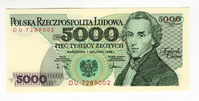 5000 złotych 1988 DU