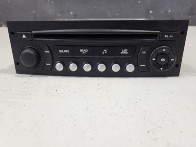 Радио cd проигрыватель citroen c3 ii 98032839xt фото №1