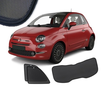 CORTINAS DEDYKOWANE PARA FIAT 500 (OD 2007 PARA TERAZ)  