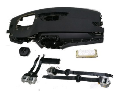 Skoda octavia iv 4 приборная панель hu подушки безопасности консоль ремни фото №1