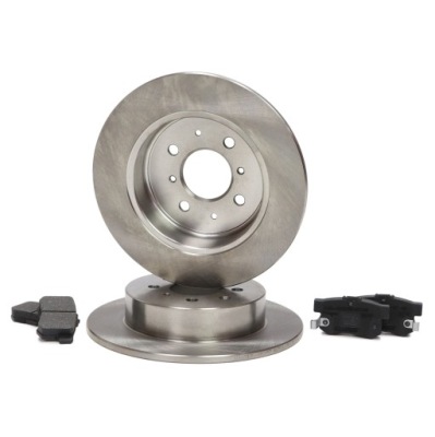 Набор диск i тормозных колодок тормозных задняя honda civic vi vii фото №1