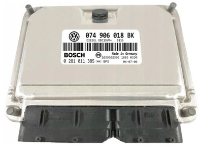 ECU VW LT 2.5 074906018BK 0281011385 IMMO OFF