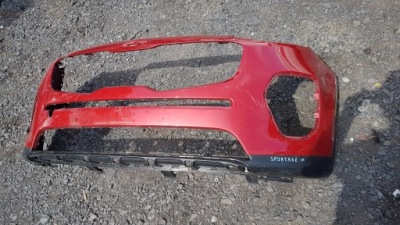 Kia sportage iv 15- бампер перед передний хороший фото №1