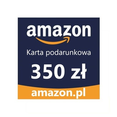 Voucher Amazon PL 350zł, Karta podarunkowa, KOD
