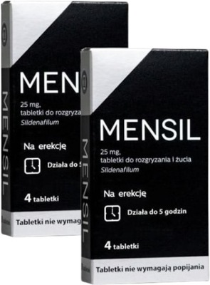 Mensil erekcja potencja sildenafil 25 mg 2 x 4 tab