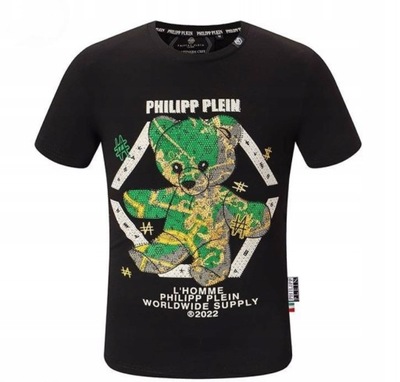 T-shirt Philipp Plein Miś Logo PP Rozmiar 3XL