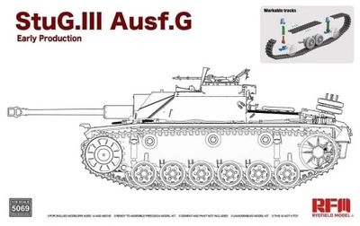 RFM 5069 StuG. III Ausf. G Early w track 1/35