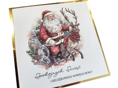 KARTKi świąteczne Boże Narodzenie firmowe logo karnety