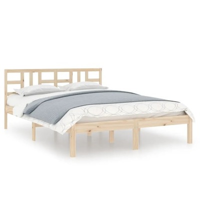 Rama łóżka sosnowa 140x200 cm, bez materaca