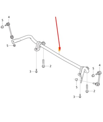 VOLVO S60 III V60 II ПЕРЕДНИЙ СТАБИЛИЗАТОР СТАБИЛИЗАТОР P