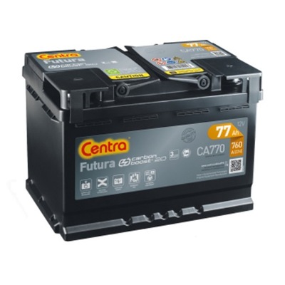 АКУМУЛЯТОР CENTRA 77AH/760A 12V +P CA770