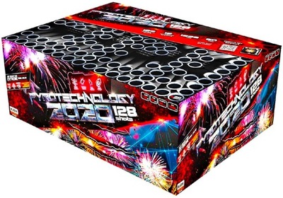 GOTOWY POKAZ FAJERWERKÓW C128XMPT/C DOSKONAŁY NA SYLWESTRA PYRO TECHNOLOGI