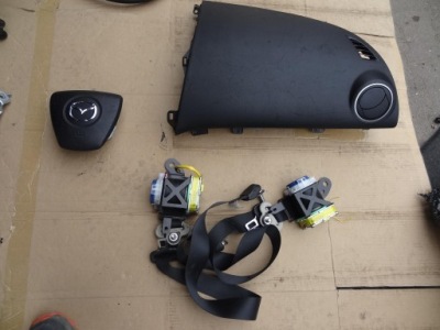 Подушка подушка безопасности водителя пассажира ремни заглушка mazda6 mazda 6 gh фото №1