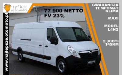 Opel Movano L4H2 MAXI BiTURBO gwarancja klima ...