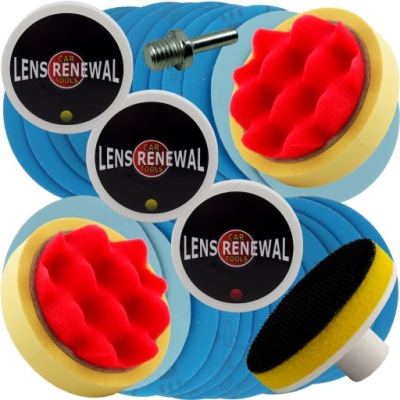 ZESTAW DO POLEROWANIA REFLEKTORÓW + 2 x PAD KRĄŻKIb