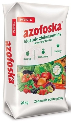 Azofoska pylista worek 20kg nawóz niegranulowany