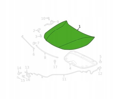 Капот toyota corolla e210 18- 5330112b60 фото №1