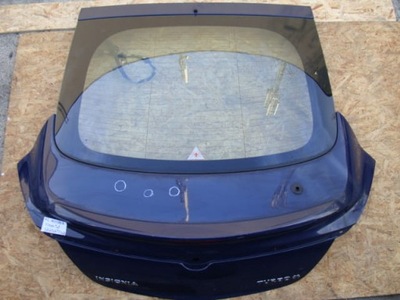 Крышка багажника задняя opel insignia granatowa - 142 фото №1