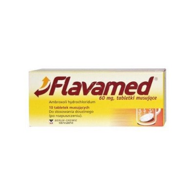 Flavamed 0,06 g, 10 tabletek musujących