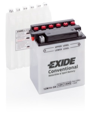 AKUMULIATORIUS EXIDE YB14L-A2 / EB14L-A2 / 12N14-3A 12V 14AH 130A 