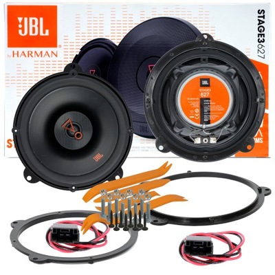 JBL STAGE3 627 ALTAVOCES BMW 3 E46 PARTE DELANTERA DISTANCIAS  